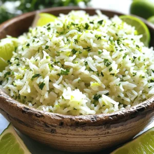 - 1 cup long-grain white rice - 2 cups chicken or vegetable broth - 1/4 cup fresh cilantro, chopped - 1 lime (zest and juice) - 1 tablespoon olive oil - 1/2 teaspoon garlic powder - 1/2 teaspoon onion powder - 1/4 teaspoon salt, or to taste - 1/4 teaspoon black pepper, or to taste For this recipe, I use long-grain white rice. It gives a light, fluffy texture. If you want, you can swap it for jasmine rice. Jasmine rice adds a nice aroma. You’ll also need broth. Chicken broth adds a rich taste, but vegetable broth is a great option too. You can adjust the amount of salt. I suggest starting with 1/4 teaspoon. You can always add more later. The same goes for black pepper. Just taste as you go. Use fresh cilantro for the best flavor. If you don’t have cilantro, parsley works, but the taste will change. You can add more flavor to your rice. Consider adding diced tomatoes or corn for sweetness. You might also enjoy adding jalapeños for a spicy kick. If you like creaminess, stir in a bit of sour cream after cooking. These options can make the dish even more fun! Start by rinsing 1 cup of long-grain white rice in cold water. This removes extra starch. Keep rinsing until the water runs clear. This step helps the rice stay fluffy. Next, place the rinsed rice in a medium saucepan. Add 2 cups of chicken or vegetable broth. Turn the heat to medium-high and bring it to a boil. Once it boils, lower the heat. Cover the pot and let it simmer for 18 to 20 minutes. The rice should be tender and the liquid absorbed. After cooking, remove the pot from the heat. Let it sit, covered, for 5 more minutes to steam the rice. After steaming, fluff the rice gently with a fork. In a small bowl, mix together the zest and juice of 1 lime, 1 tablespoon of olive oil, 1/2 teaspoon of garlic powder, 1/2 teaspoon of onion powder, 1/4 teaspoon of salt, and 1/4 teaspoon of black pepper. Pour this lime mixture over the warm rice. Add 1/4 cup of chopped fresh cilantro. Gently fold everything together until it is well mixed. Taste and adjust the seasoning if needed. Enjoy your flavorful cilantro lime rice! To get fluffy rice, start by rinsing it. Rinse the rice under cold water until the water is clear. This step removes excess starch and helps the rice stay separate. Use two cups of broth for each cup of rice. This adds flavor and moisture to your dish. Once you boil the rice, lower the heat and cover it. Let it simmer for 18 to 20 minutes. After that, let the rice sit for five extra minutes off the heat. This steaming step ensures that the rice is light and fluffy. To boost the flavor of your cilantro lime rice, use fresh ingredients. Fresh cilantro makes a big difference. When you add lime, use both the zest and juice. The zest gives a strong lime flavor. You can also try adding minced garlic or diced onions for more depth. If you want some heat, consider adding chopped jalapeños. They add a nice kick. For a richer taste, you can swap olive oil with butter or coconut oil. One common mistake is not rinsing the rice. This can lead to sticky rice. Another mistake is lifting the lid while cooking. Steam escapes, and the rice may not cook properly. Always let it rest after cooking; this helps it finish cooking. Make sure you measure your liquids correctly. Too much broth can make the rice mushy. Lastly, taste your rice after mixing in the lime mixture. Adjust the salt and lime as needed for the best flavor. {{image_2}} You can change the rice type in this dish. Long-grain white rice is common, but you can use other options too. Brown rice adds more fiber and a nutty taste. Jasmine rice gives a lovely floral note. For a fun twist, try basmati rice; it's fragrant and pairs well with lime. Just remember, cooking times may vary. Brown rice takes longer, about 40-50 minutes, while jasmine cooks faster than white rice. Adjust your cooking time based on what you choose. If you need gluten-free options, use vegetable broth instead of chicken broth. This keeps the dish tasty without gluten. For vegan options, stick with vegetable broth and skip the chicken broth. You can also add beans for protein, making it a complete meal. If you want to avoid oil, you can skip the olive oil. The rice still tastes great with lime and cilantro alone. Want to spice things up? Add diced jalapeños for heat. You can also use chili powder or cayenne pepper for a kick. If you like a smokier taste, try adding smoked paprika. For a fresh twist, mix in diced avocado or tomatoes. You can even use different herbs, like parsley or mint, instead of cilantro. This way, you create a unique version of cilantro lime rice every time! To keep your cilantro lime rice fresh, let it cool first. Once cool, place it in an airtight container. You can store it in the fridge for up to 4 days. Make sure the lid is tight to avoid moisture. When you are ready to enjoy the leftovers, add a splash of water. This will help keep the rice moist. Then, reheat it in the microwave for about 1-2 minutes. Stir it halfway to heat evenly. You can also use a pan on low heat. Just add a bit of olive oil to prevent sticking. If you want to freeze it, use a freezer-safe bag or container. Divide the rice into meal-sized portions. Squeeze out as much air as possible before sealing. You can freeze it for up to 3 months. When you want to eat it, thaw it overnight in the fridge. Reheat it as mentioned above for best results. Yes, you can use brown rice. Brown rice has a nutty taste. It also has more fiber. Cooking time will change, though. Brown rice usually takes about 40-45 minutes to cook. Make sure to use more water, about 2 1/2 cups for each cup of brown rice. The texture will be different but still tasty. You can make cilantro lime rice without broth. Just use water instead. The steps stay the same. Rinse the rice and cook it in water. Add lime juice, zest, and cilantro like normal. The flavor will be lighter but still fresh. Cilantro lime rice pairs well with many dishes. Try it with grilled chicken or shrimp. It also goes great with tacos or burritos. For a vegetarian option, serve it with black beans or fajitas. This rice adds a zesty touch to any meal. You now have a complete guide to making cilantro lime rice. We discussed the key ingredients, preparation steps, cooking methods, and helpful tips. You learned about variations, storage methods, and answered common questions. Cooking rice can be simple yet rewarding. With practice, you’ll achieve fluffy, flavorful rice every time. Embrace these ideas, make your favorite versions, and customize them to your taste. Enjoy your cooking journey!